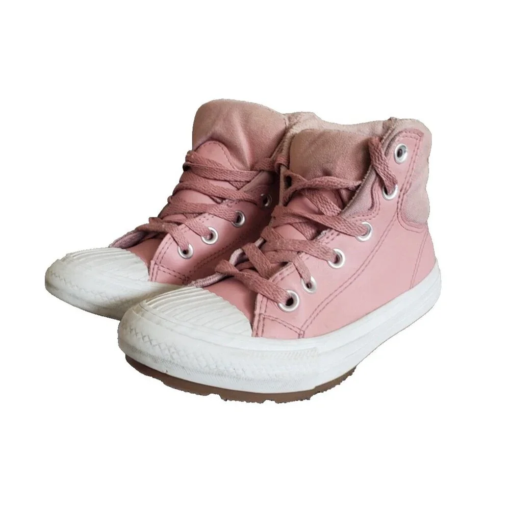 Converse Chuck Taylor All Star Berkshire Boot Counter Climate Youth Size 2 Pink